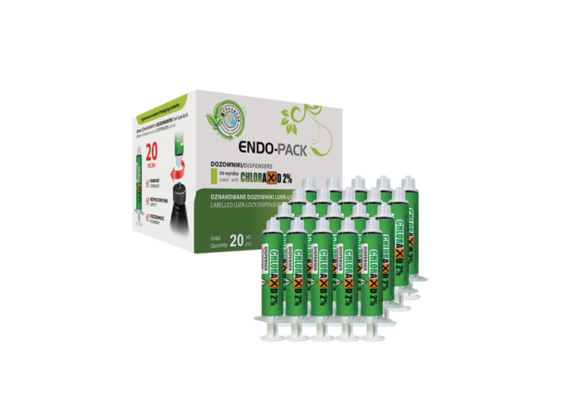 Cerkamed-Endo-Pack-loputussuestal-5ml-Chloraxid-2-20tk-W-EP-CHL2N