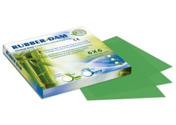Cerkamed-Rubber-Dam-kofferdami-kumm-Medium-roheline-muendi-maitseline-15x15cm-36tk-W-RBDSM