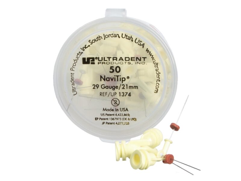 Ultradent-Loputusnoel-Navitip-29G-21mm-kollane-50tk-1374