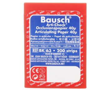 Bausch-Artikulatsioonipaber-karbis-40-mikr-sininepunane-BK63