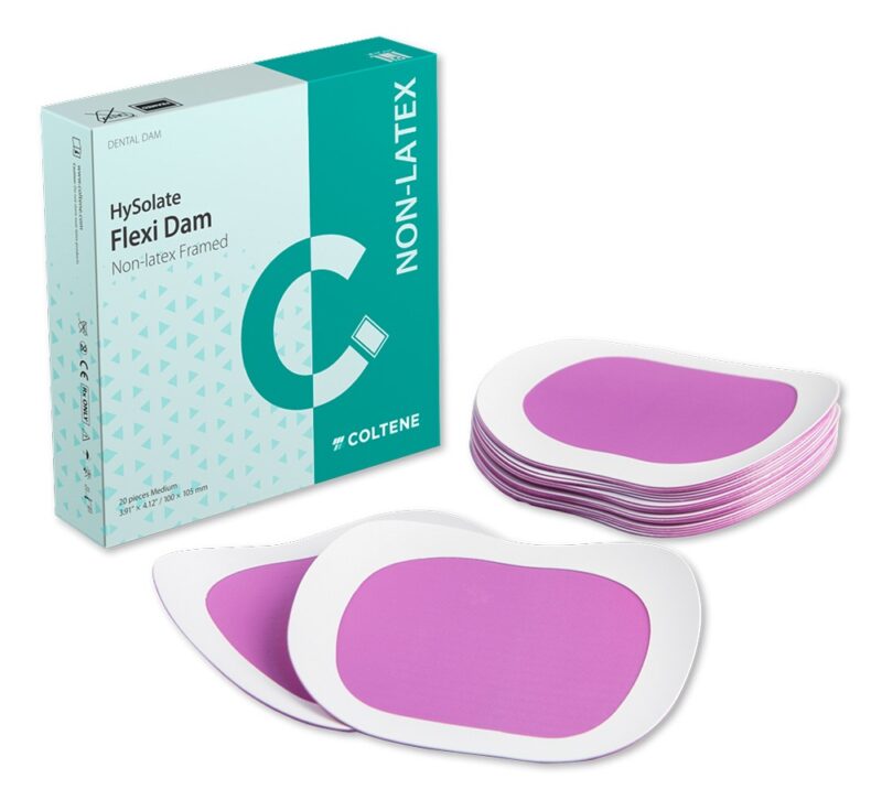 Coltene-Kofferdami-kumm-raamiga-Flexi-Dam-lateksivaba-lilla-20tk-H00750