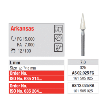 Edenta-Arkansas-kivi-koonus-RA-AS12-025RA-AS02-025RA