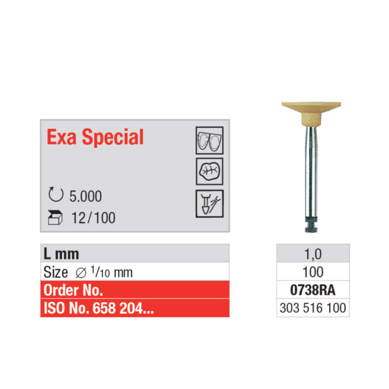 Edenta-Poleer-kumm-kollane-Exa-special-738RA