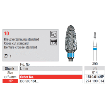 Edenta-TC-Cutter-cross-cut-coarse-abrasion-sinine-HP-1510-014HP