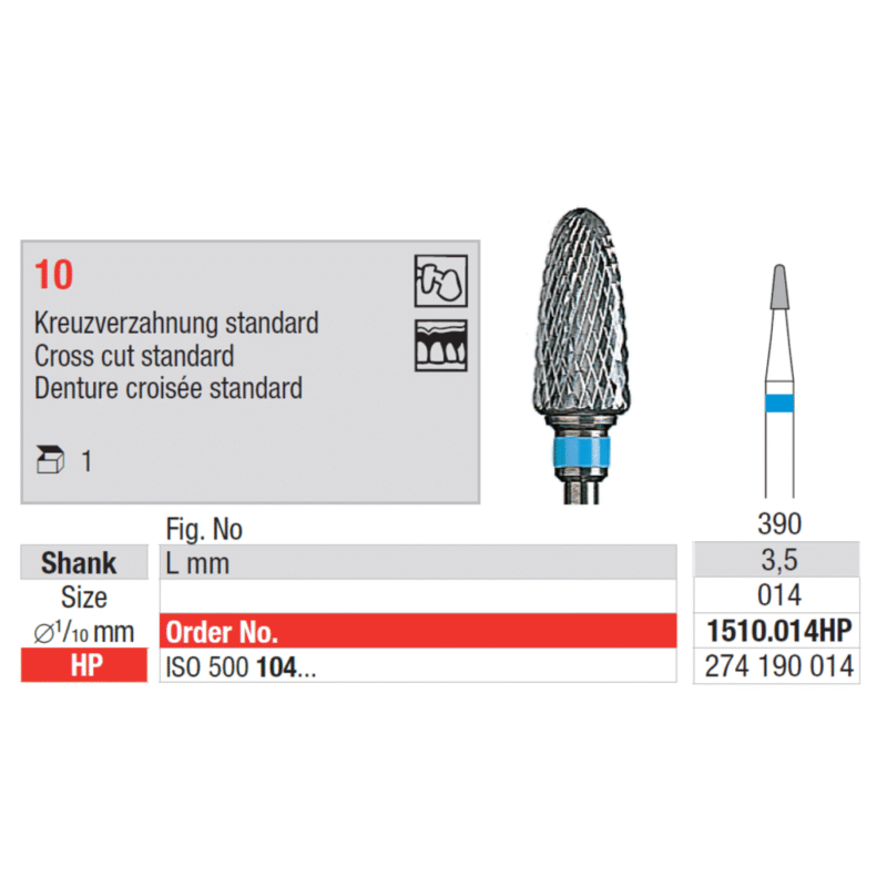 Edenta-TC-Cutter-cross-cut-coarse-abrasion-sinine-HP-1510-014HP