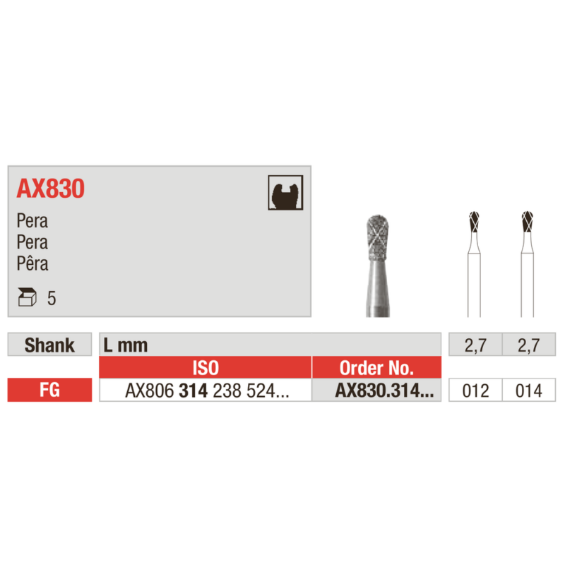 Edenta-Teemantpuur-Duo-rapid-pirni-kujuline-FG-AX830