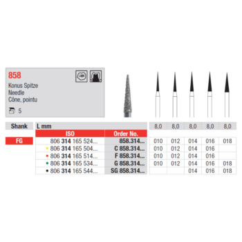 Edenta-Teemantpuur-koonus-FG-5tk-858-314-010-2