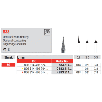 Edenta-Teemantpuur-occlusal-contouring-punane-FG-833