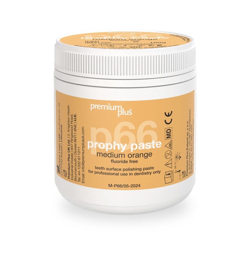 Premium-Plus-Prophy-paste-orange-fluoride-free-Medium-purgis-100g-P66