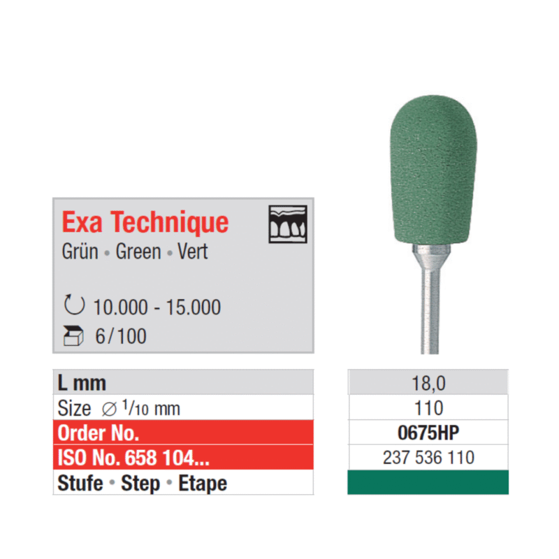 Edenta-Poleer-akrueuelile-Exa-technique-roheline-1-step-HP-0675HP