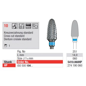 Edenta-TC-Cutter-cross-cut-coarse-abrasion-sinine-HP-5410-060HP