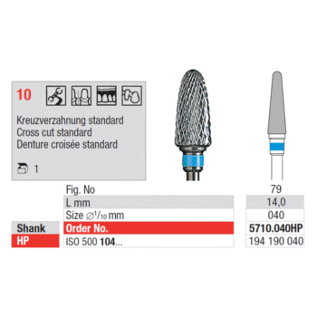Edenta-TC-Cutter-cross-cut-coarse-abrasion-sinine-HP-5710-040HP
