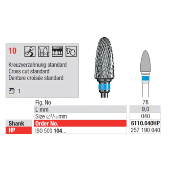 Edenta-TC-Cutter-cross-cut-coarse-abrasion-sinine-HP-6110-040HP