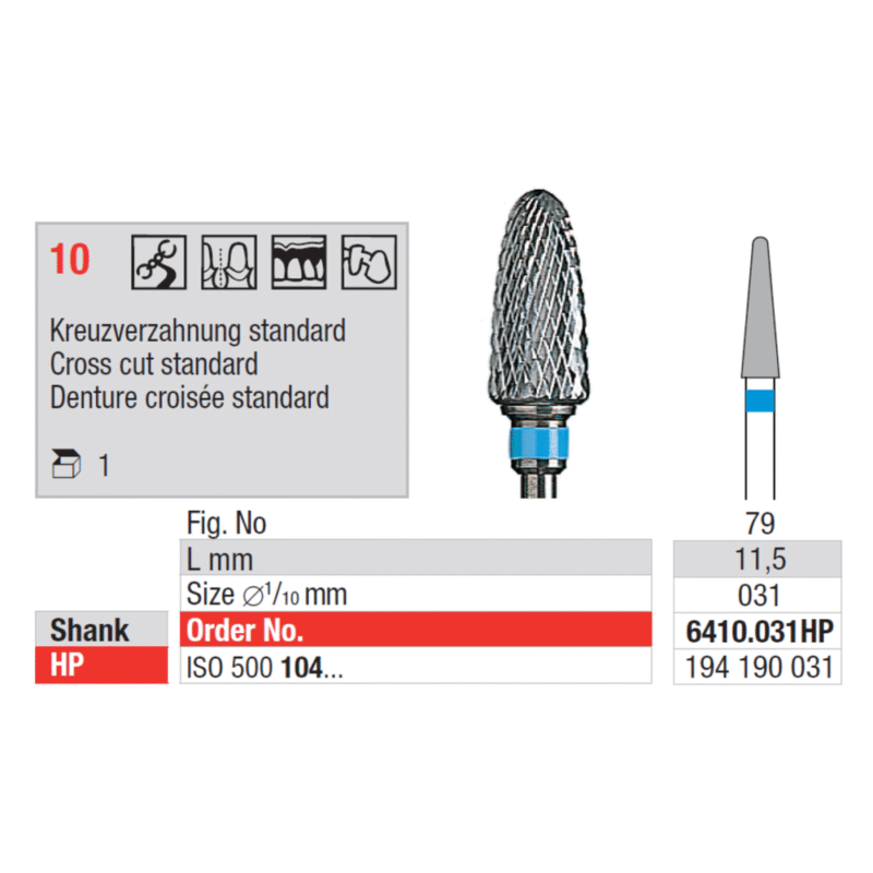 Edenta-TC-Cutter-cross-cut-coarse-abrasion-sinine-HP-6410-031HP