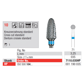 Edenta-TC-Cutter-cross-cut-coarse-abrasion-sinine-HP-7110-035HP