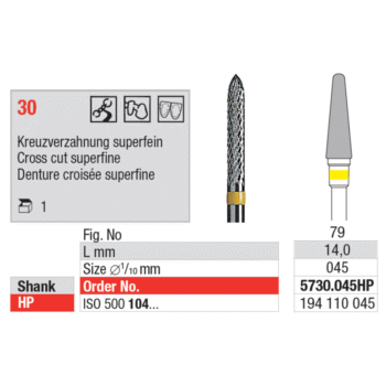 Edenta-TC-Cutter-cross-cut-super-fine-kollane-HP-30-2