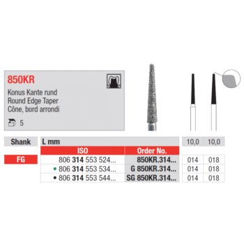 Edenta-Teemantpuur-koonus-uemar-pea-FG-850KR