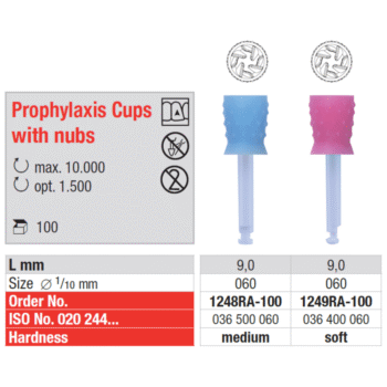 Edenta-Prophylaxis-Cups-wit-nubs-plastikust-sinine-medium-100tk-1248RA-100-1249RA-100